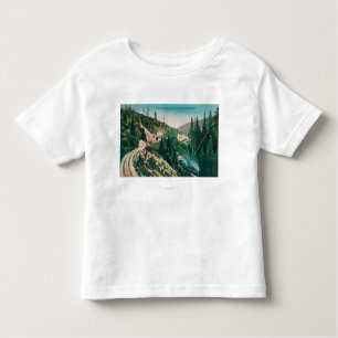 T-shirts Ideia do laço pacífico do sul Tunne da estrada de