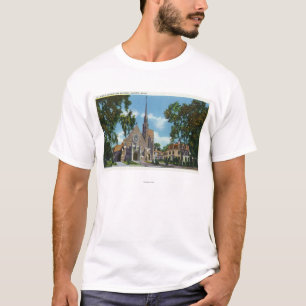 T-shirts Ideia exterior da igreja e da reitoria de St Mary