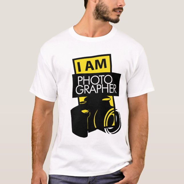 T-shirts identidade para o fotógrafo (Frente)