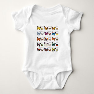 T-shirts Identificação da borboleta