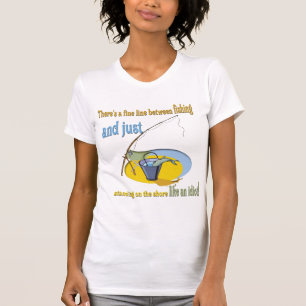 T-shirts Idiota de Pesca Engraçado