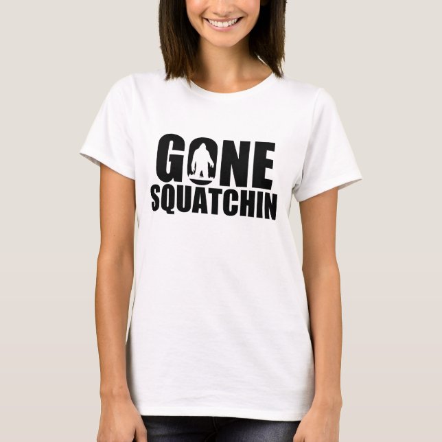 T-shirts Ido Squatchin-Branco (Frente)