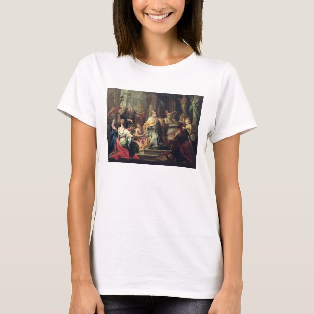 T-shirts Idolization of Solomon, c.1735 (oil on canvas) (Frente)