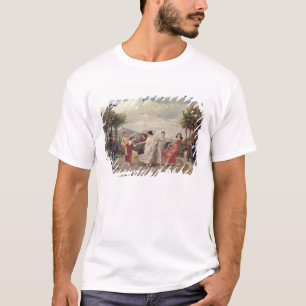 T-shirts Idyll clássico (óleo em canvas)