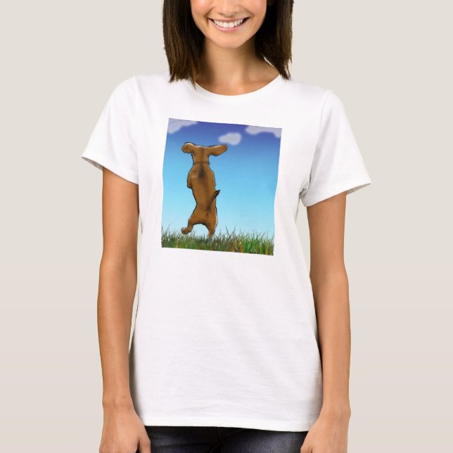 T-shirts Ignorando Tanque de Doxie no Topo (Frente)
