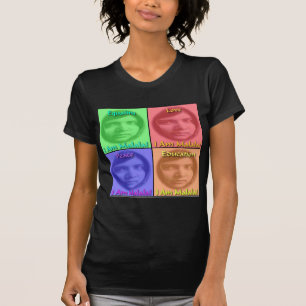 T-shirts Igualdade de educação da paz do amor de Malala