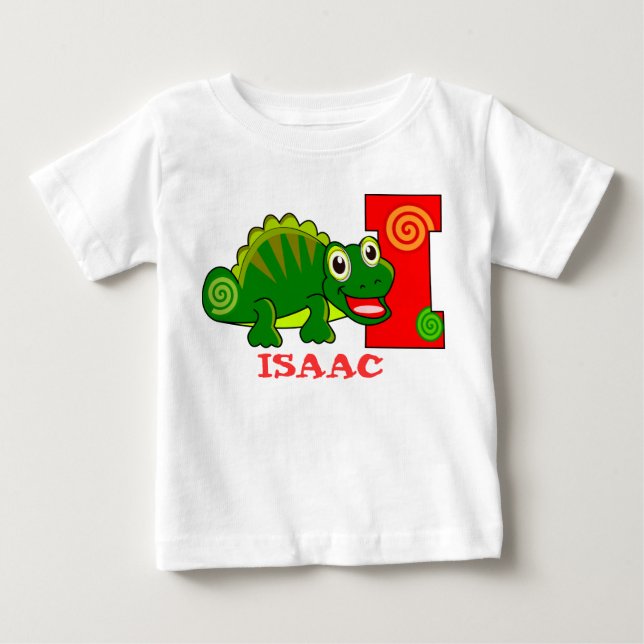 T-shirts IGUANA, crianças personalizadas (Frente)