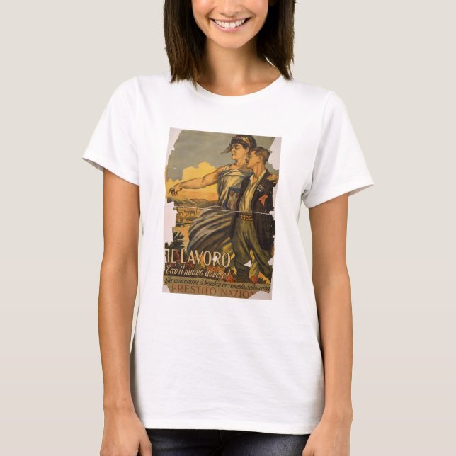 T-shirts "Il Lavoro"-Work, o novo dever (Frente)