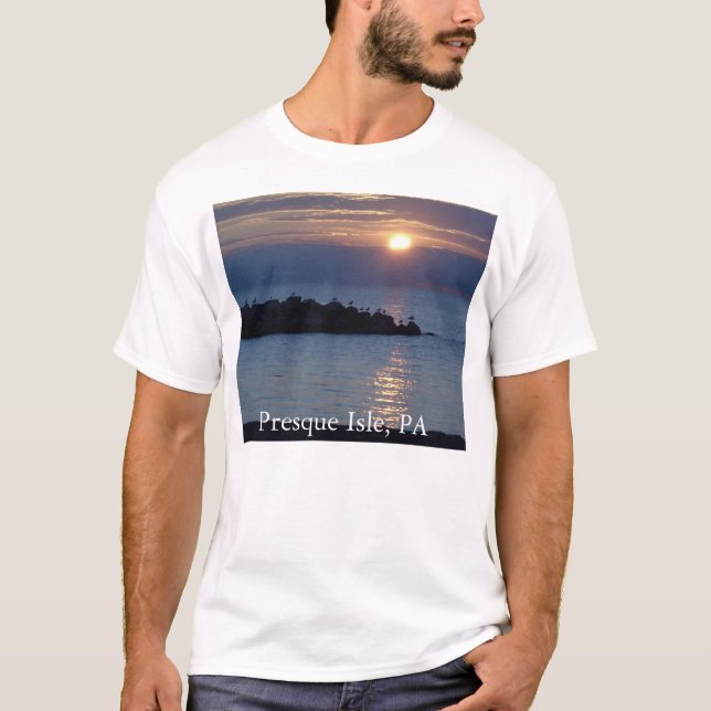 T-shirts Ilha bonita de Presque (Frente)