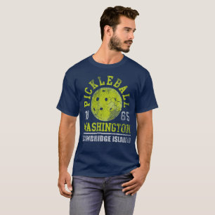 T-shirts Ilha de Pickleball Est.1965 Washington Bainbridge