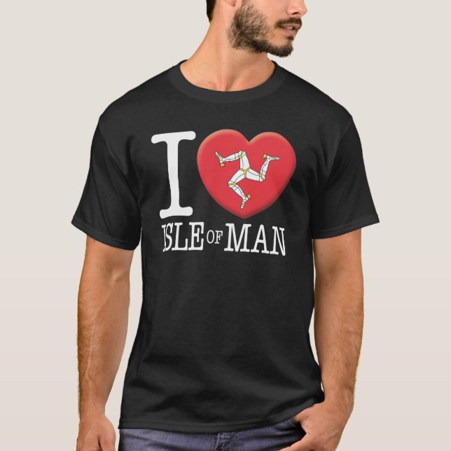 T-shirts Ilha do homem (Frente)
