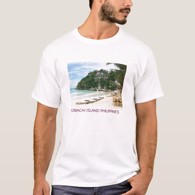 T-SHIRTS ILHA FILIPINAS DE BORACAY (Frente)