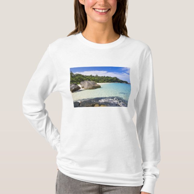T-shirts Ilha Ko Miang, Ilhas Simil no Mar de Andam, (Frente)