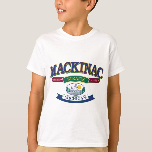T-shirts Ilha Mackinac (Frente)