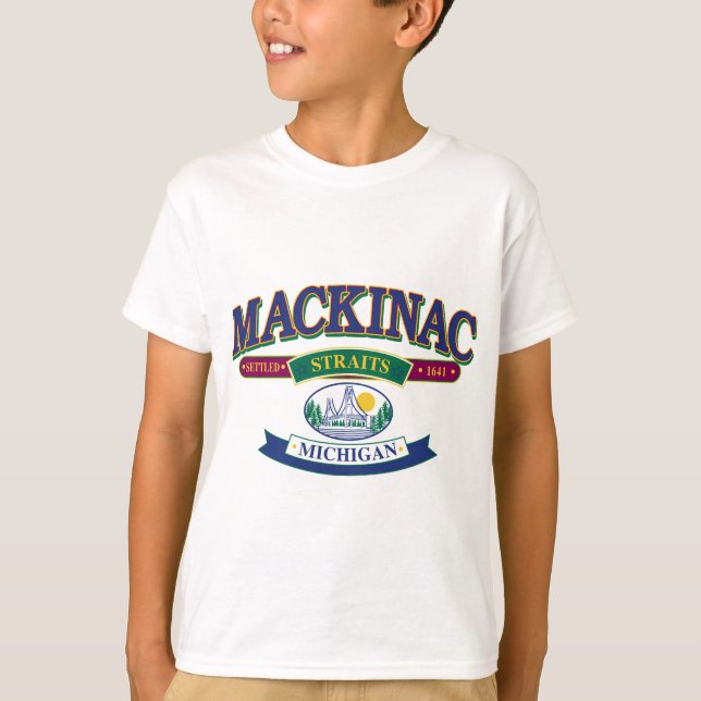 T-shirts Ilha Mackinac (Frente)