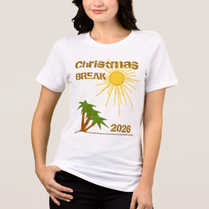T-shirts Ilha Tropical Palmeira Férias de Primavera 