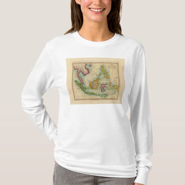 T-shirts Ilhas do leste de India (Frente)