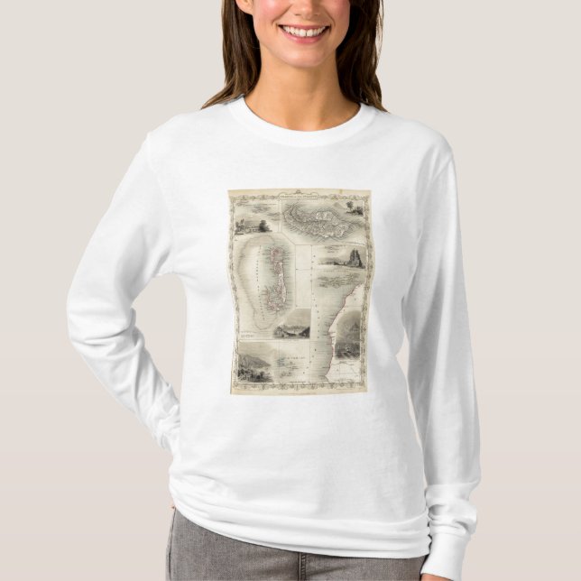 T-shirts Ilhas no Atlântico (Frente)