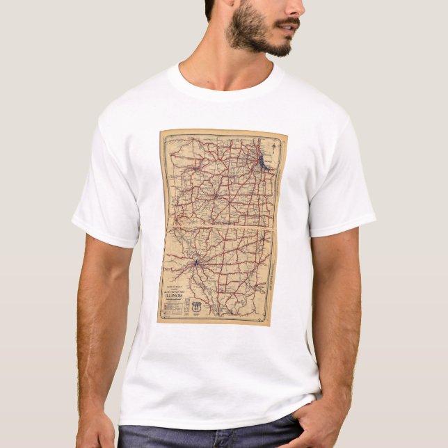 T-shirts Illinois 8 (Frente)