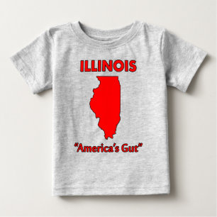 T-shirts Illinois - O Estômago da América