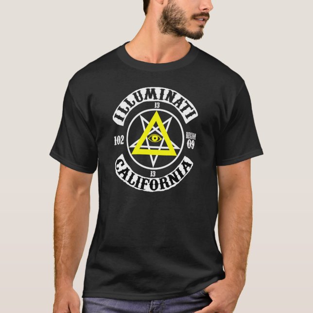 T-SHIRTS ILLUMINATI DE CALIF (Frente)