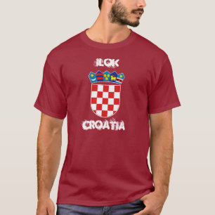 T-shirts Ilok, Croatia com brasão