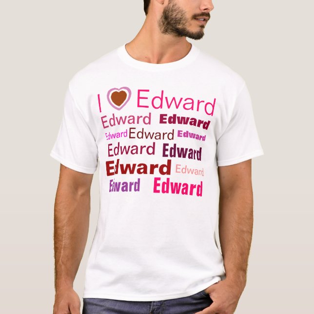 T-shirts iloveedward (Frente)