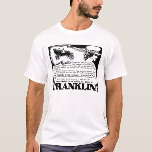 T-shirts Ilustração 1905 do automóvel de Franklin