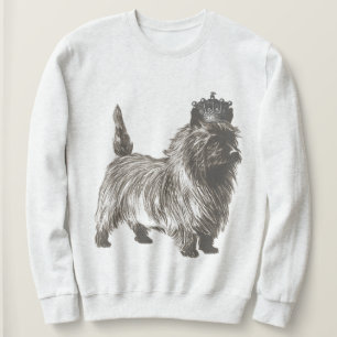T-shirts Ilustração Cairn Terrier Puppy Dog Vintage