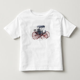 T-shirts Ilustração da carruagem horseless