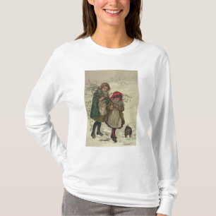 T-shirts Ilustração da fada da árvore de Natal, bar. 188