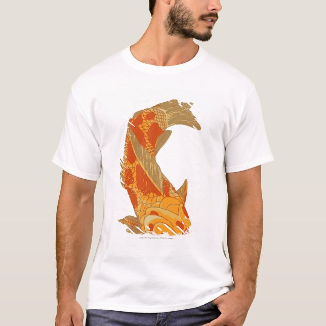 T-shirts Ilustração de Digitas da carpa de Koi (Frente)