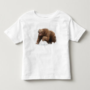 T-shirts Ilustração de um urso de Brown