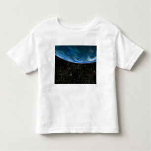 T-shirts Ilustração do horizonte da Terra