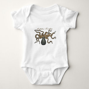 T-shirts Ilustração Octopus Vintage Kraken
