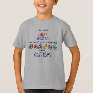 T-shirts iM NÃO Um PIRRALHO… EU ESTOU COM O AUTISMO