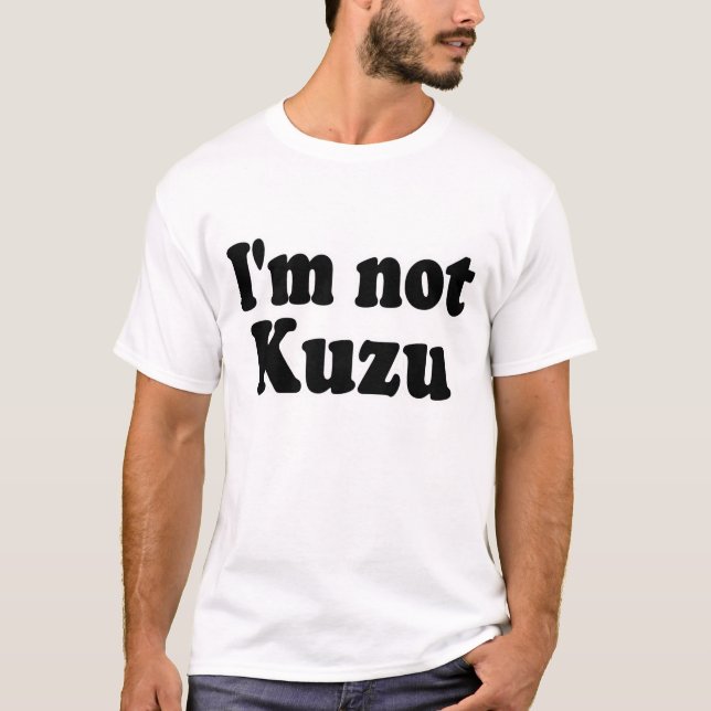T-shirts I'm Not Kuzu Funny Japanese Slang Typography Graph (Frente)