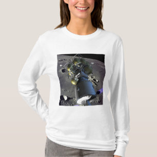 T-shirts Imagem artística de uma nova nave espacial para a