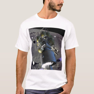 T-shirts Imagem artística de uma nova nave espacial para a