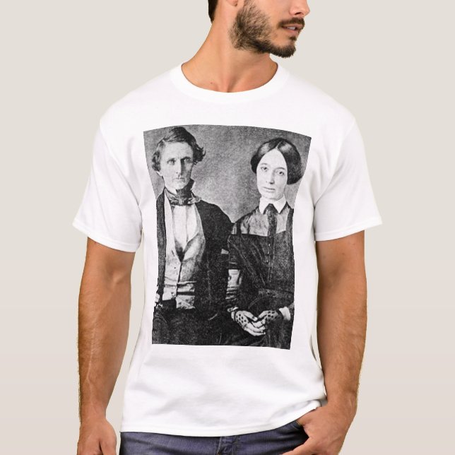 T-shirts Imagem de Casamento Jefferson Davis (Frente)