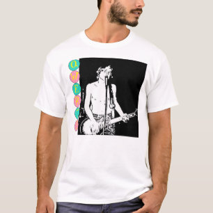 T-shirts Imagem retro mestra QWERTY da banda