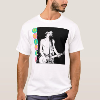 T-shirts Imagem retro mestra QWERTY da banda