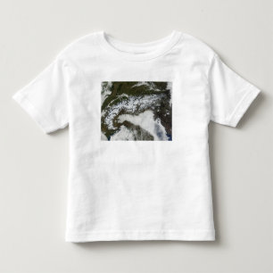 T-shirts Imagem satélite da cordilheira dos cumes