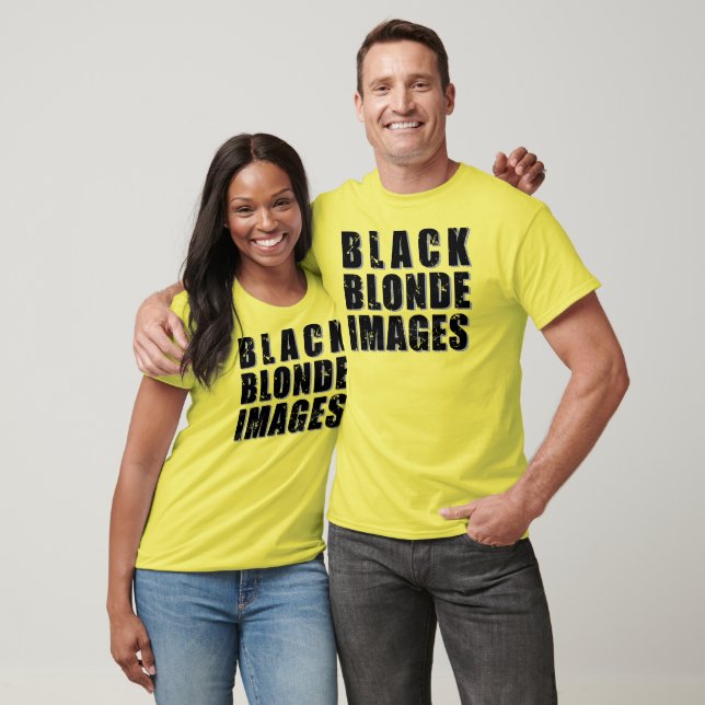 T-shirts Imagens Louras Pretas (Unissex)