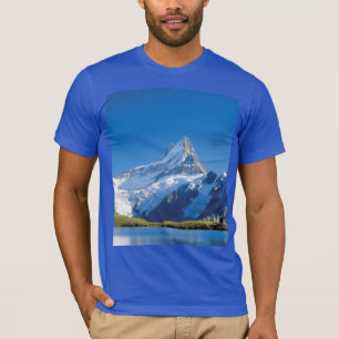 T-shirts Imagens suíças - lago glacial