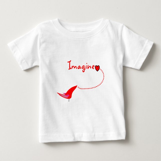 T-shirts "Imagine"---Presentes de John (Frente)