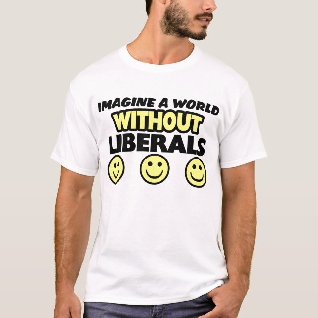 T-shirts Imagine um mundo (Frente)