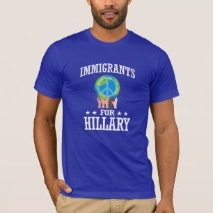 T-SHIRTS IMIGRANTES PARA HILLARY