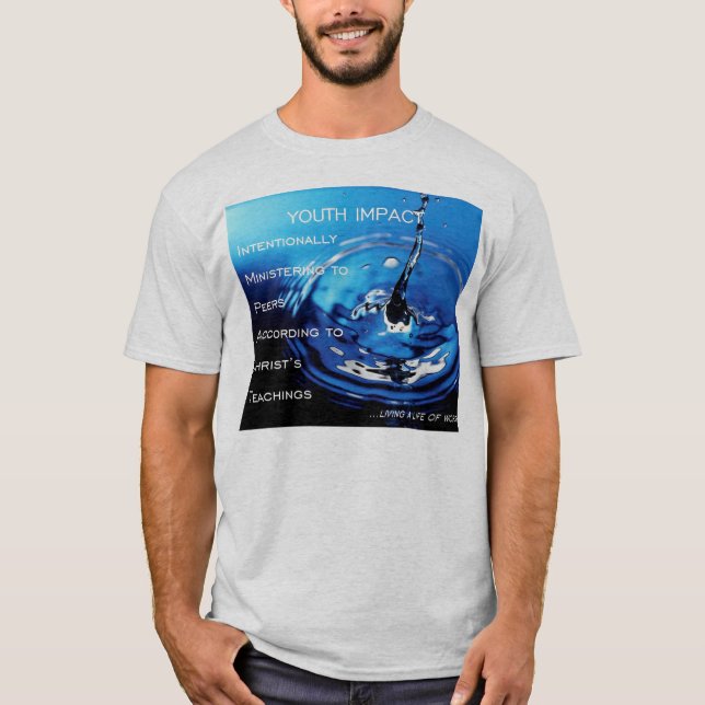 T-shirts Impacto da juventude (Frente)