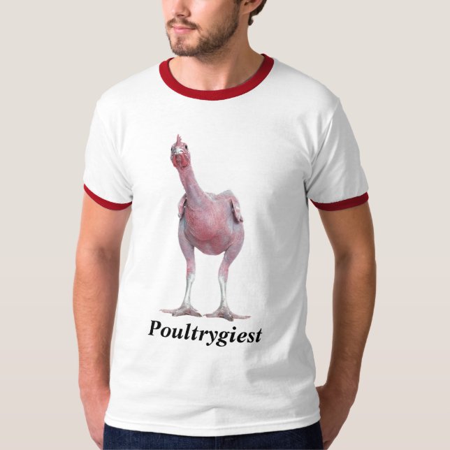 T-shirts implume-galinha, Poultrygiest (Frente)
